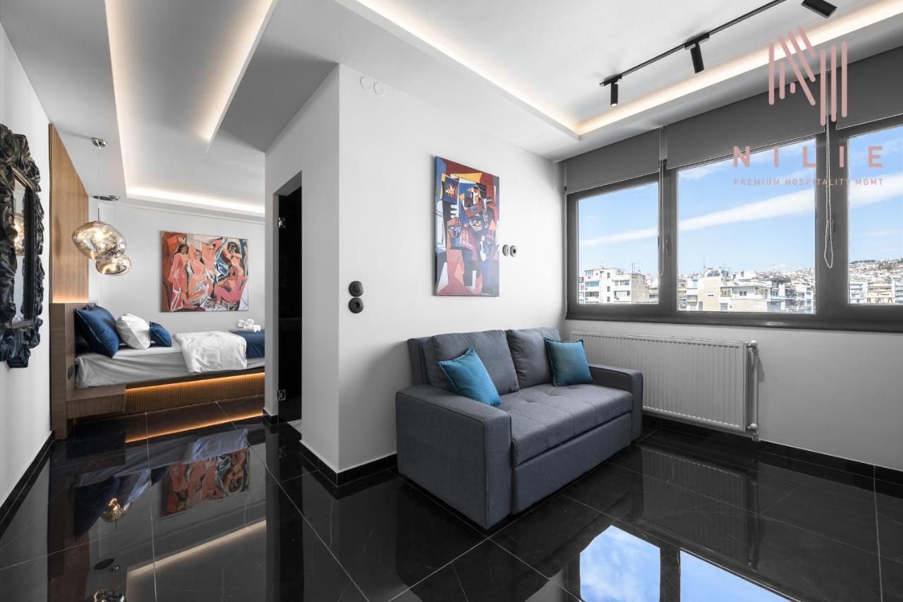 Calliope Penthouse, Nilie Hospitality Mgmt Apartment Thessaloníki Ngoại thất bức ảnh