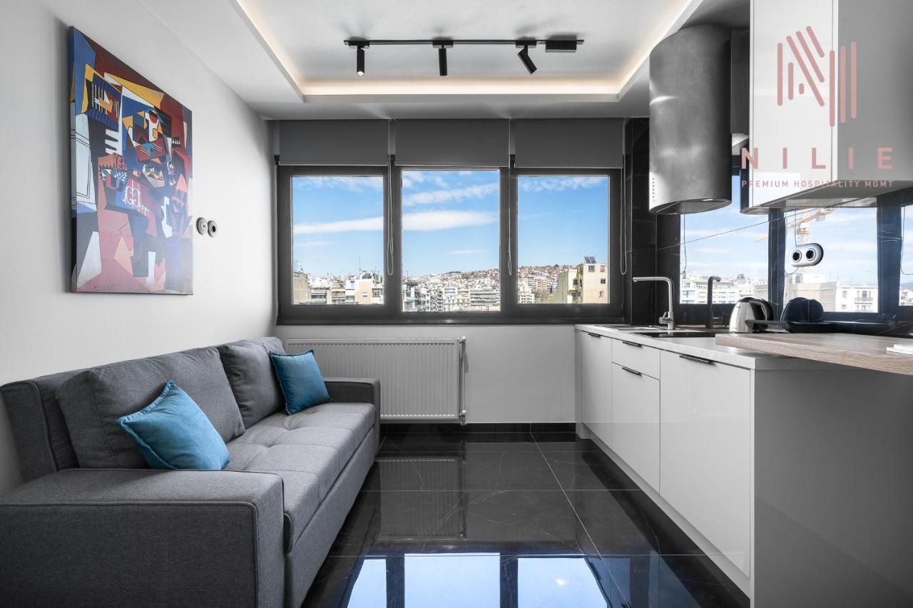 Calliope Penthouse, Nilie Hospitality Mgmt Apartment Thessaloníki Ngoại thất bức ảnh